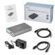 i-tec C31MYSAFE35 contenitore di unità di archiviazione Custodia per Disco Rigido (HDD) Alluminio, Turchese 3.5