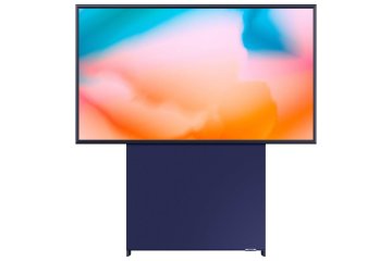 Samsung TV The Sero 4K 43" 43LS05B Smart TV Wi-Fi 2022 Navy Blue 2022, Schermo rotante, Suono potente, Processore Quantum 4K, Display anti-riflesso