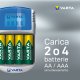 Varta LCD charger AA & AAA (Batterie ricaricabili NiMH incl. 4x AA 2600 mAh accu & AC adattatore & 12 V adattatore & cavo USB),Grigio 6