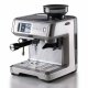 Ariete 1312, Macchina da Caffè con Display Digitale, Macinacaffè Integrato, Compatibile con Caffè in Polvere e Cialde ESE, 15 Bar Massime, Filtro 1 o 2 Tazze, Lancia per Cappuccino, 1600W, Silver 2