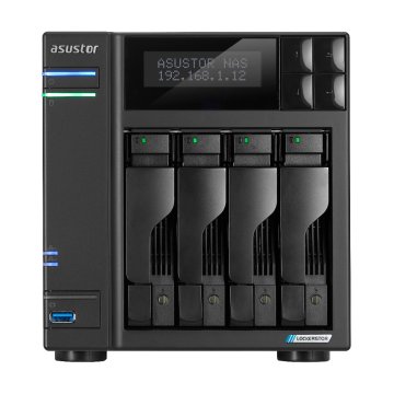 Asustor LOCKERSTOR 4 Gen2 (AS6704T) NAS Desktop Intel® Celeron® N N5105 4 GB DDR4 0 TB ADM Nero
