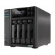 Asustor LOCKERSTOR 4 Gen2 (AS6704T) NAS Desktop Intel® Celeron® N N5105 4 GB DDR4 0 TB ADM Nero 6