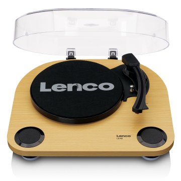 Lenco LS-40WD piatto audio Giradischi con trasmissione a cinghia Legno Semiautomatico