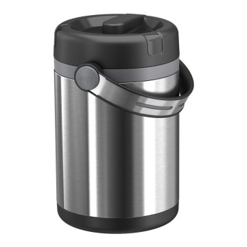 EMSA 509244 recipiente per cibo 1,2 L Antracite, Nero, Acciaio inox