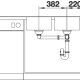 BLANCO Dinas 8 S Rettangolare Acciaio inox 6
