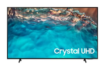 Samsung Series 8 TV Crystal UHD 4K 65” UE65BU8070 Smart TV Wi-Fi Nero 2022, Processore Crystal 4K, HDR, Colori reali, Suono ottimizzato