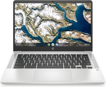 HP Chromebook 14a-na0060nl 35,6 cm (14") Full HD Intel® Celeron® N4120 4 GB LPDDR4-SDRAM 64 GB eMMC Wi-Fi 5 (802.11ac) ChromeOS Argento