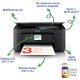 Epson Expression Home XP-4200 stampante multifunzione A4 getto d'inchiostro, stampa, copia, scansione, Display LCD 6.1cm, WiFi Direct, AirPrint, 3 mesi di inchiostro incluso con ReadyPrint 3