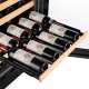 Hisense RW18W4NWLGF cantina vino Cantinetta vino con compressore Libera installazione Nero 54 bottiglia/bottiglie 4