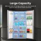 Hisense RS818N4TIE frigorifero side-by-side Libera installazione 632 L E Acciaio inox 25