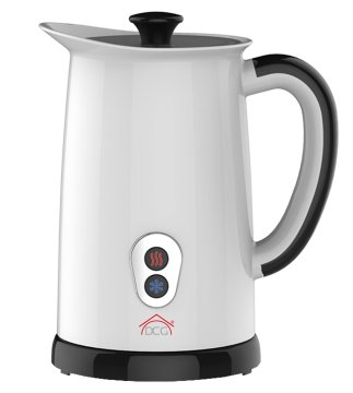 DCG Eltronic WK6289 montalatte e scaldalatte Automatico Nero, Bianco