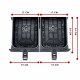 Ariete 4624 Airy Fryer Dual, Friggitrice ad aria con doppio cestello, 1700 W, Capacità 8L, 3 Funzioni di cottura, Pannello digitale LED Touch, 8 programmi preimpostati, Timer, 2 cestelli, Nero 8