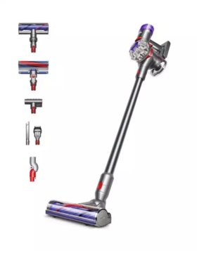 Dyson V8 Absolute Aspirapolvere a bastone 2 in 1 Batteria Secco Senza sacchetto Nichel, Argento