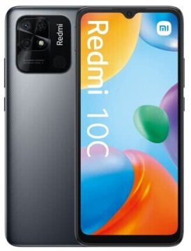 Vodafone Xiaomi Redmi 10C 17 cm (6.71") Doppia SIM Android 11 4G USB tipo-C 4 GB 128 GB 5000 mAh Grafite, Grigio