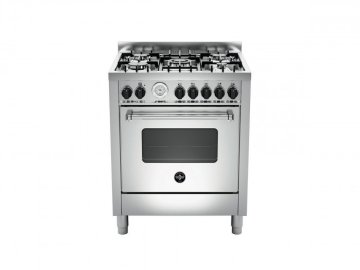 Bertazzoni La Germania Americana AMN765GXT cucina Elettrico/Gas Gas Acciaio inox