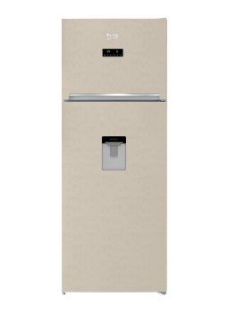 Beko RDNE455E30DBN frigorifero con congelatore Libera installazione 406 L F Sabbia