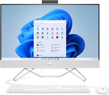 HP 27-cb1035nl AMD Ryzen™ 5 5625U 68,6 cm (27") 1920 x 1080 Pixel PC All-in-one 8 GB DDR4-SDRAM 512 GB SSD Windows 11 Home Wi-Fi 6 (802.11ax) Bianco