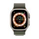 Apple Watch Ultra GPS + Cellular, 49mm Cassa in Titanio con Cinturino Alpine Loop Verde - Medium 3