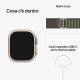 Apple Watch Ultra GPS + Cellular, 49mm Cassa in Titanio con Cinturino Alpine Loop Verde - Medium 9