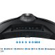 Samsung Monitor Gaming Odyssey G6 da 27'' QHD Curvo 24