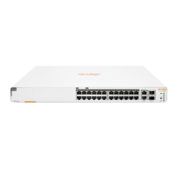 HPE Aruba Networking Aruba Instant On 1960 24G 20p Class4 4p Class6 PoE 2XGT 2SFP+ 370W Gestito L2+ Gigabit Ethernet (10/100/1000) Supporto Power over Ethernet (PoE) 1U Bianco