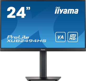 iiyama ProLite XUB2494HS-B2 Monitor PC 60,5 cm (23.8") 1920 x 1080 Pixel Full HD LED Nero