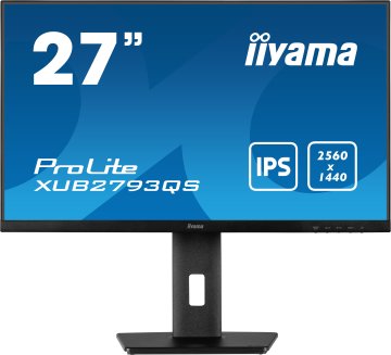 iiyama ProLite XUB2793QS-B1 Monitor PC 68,6 cm (27") 2560 x 1440 Pixel Wide Quad HD LED Nero