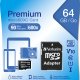 Verbatim Premium 64 GB MicroSDXC Classe 10 4