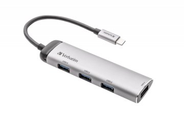 Verbatim Hub Multiporta USB-C Quattro porte USB 3.2 Gen 1