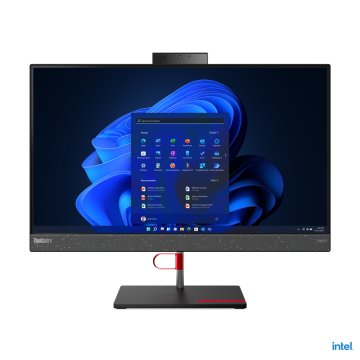 Lenovo ThinkCentre neo 50a Intel® Core™ i7 i7-12700H 60,5 cm (23.8") 1920 x 1080 Pixel Touch screen PC All-in-one 16 GB DDR5-SDRAM 512 GB SSD Windows 11 Pro Wi-Fi 6 (802.11ax) Nero