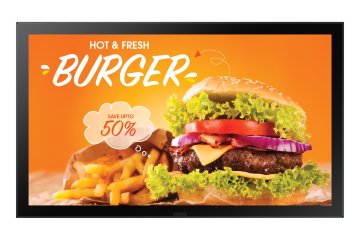 Samsung OH24B Pannello piatto per segnaletica digitale 61 cm (24") LCD Wi-Fi 1500 cd/m² Full HD Nero Processore integrato Tizen 6.5 24/7