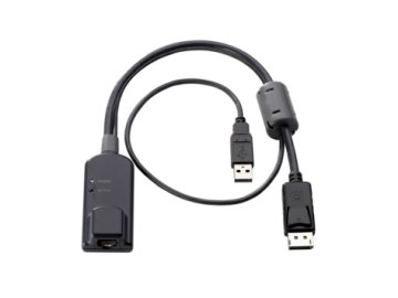 HPE KVM Console USB/Display Port Interface Adapter cavo per tastiera, video e mouse Nero
