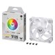 ASUS TUF GAMING TF120 ARGB WHITE EDITION Case per computer Raffreddatore d'aria 12 cm Bianco 1 pz 8