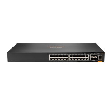 HPE Aruba Networking Aruba 6200F 24G 4SFP+ Gestito L3 Gigabit Ethernet (10/100/1000) 1U Nero