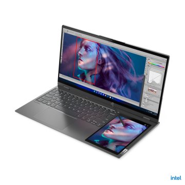 Lenovo ThinkBook Plus Intel® Core™ i7 i7-12700H Computer portatile 43,9 cm (17.3") Touch screen 3K 32 GB LPDDR5-SDRAM 1 TB SSD Wi-Fi 6E (802.11ax) Windows 11 Pro Italiano Grigio