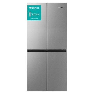 Hisense RQ563N4SI2 frigorifero side-by-side Libera installazione 454 L E Acciaio inossidabile