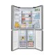 Hisense RQ563N4SI2 frigorifero side-by-side Libera installazione 454 L E Acciaio inossidabile 4