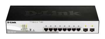 D-Link DGS-1210-10P Gestito L2 Gigabit Ethernet (10/100/1000) Supporto Power over Ethernet (PoE) 1U Nero