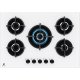 Electrolux EGG75372W Piano cottura Serie 600 Gas on Glass 75cm 2
