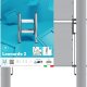 Colombo New Scal Leonardo 2 Scala pieghevole Alluminio 3