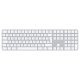 Apple Magic tastiera Universale USB + Bluetooth Inglese Alluminio, Bianco 2