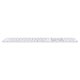 Apple Magic tastiera Universale USB + Bluetooth Inglese Alluminio, Bianco 3