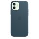 Apple Custodia MagSafe in pelle per iPhone 12 | 12 Pro - Blu Baltico 3