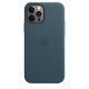 Apple Custodia MagSafe in pelle per iPhone 12 | 12 Pro - Blu Baltico 9