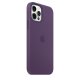 Apple Custodia MagSafe in silicone per iPhone 12 | 12 Pro - Ametista 12