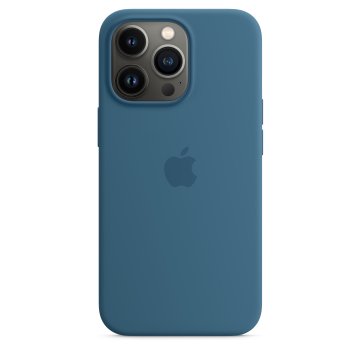 Apple Custodia MagSafe in silicone per iPhone 13 Pro - Azzurro fiordo