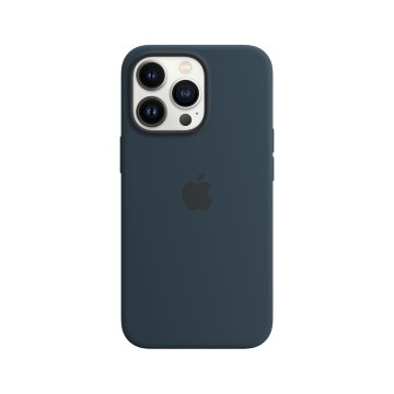 Apple Custodia MagSafe in silicone per iPhone 13 Pro - Blu abisso