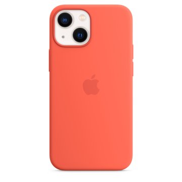 Apple Custodia MagSafe in silicone per iPhone 13 mini - Mandarino