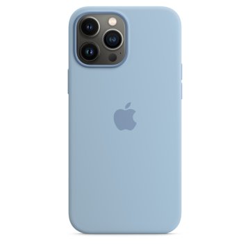 Apple Custodia MagSafe in silicone per iPhone 13 Pro Max - Celeste nebbia