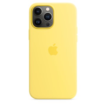 Apple Custodia MagSafe in silicone per iPhone 13 Pro Max - Scorza di limone